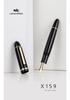 Золотая перьевая ручка Jinhao X159 из стали с иридиевым пером 40 мм, прямой клип и гигантский спиральный колпачок