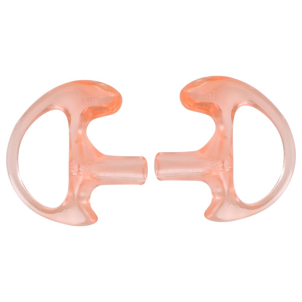 Pink Silicone Replacement Ear Insert Two Way Radio Ear Mold for Most Coil Tube Audio Kits