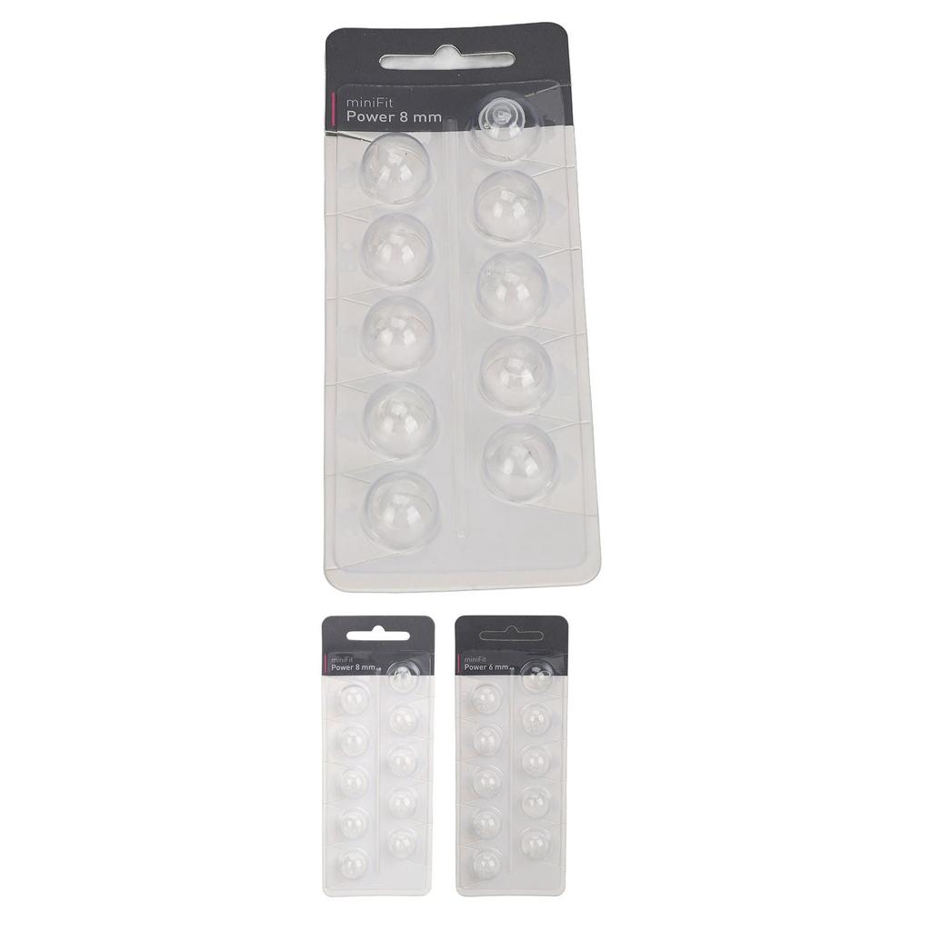 10PCS Hearing Ear Tips Higher Transparency Layer Closed Comfortable Anti Static Sound Aid Domes