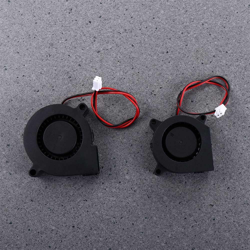 DC Cooler Blower 2-pin Black 3D Printer Cooling Fan Centrifugal Blower Cooling Fan Cooling Radiator