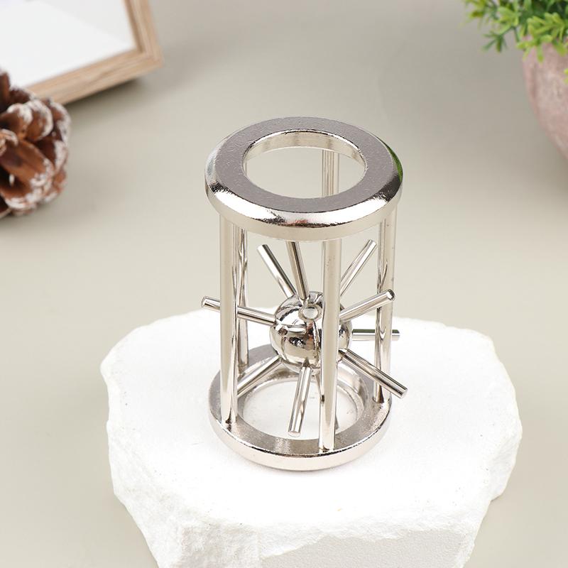 Классическая головоломка Высокий Iq Клетка Звезда Зуб Металлическая головоломка Магия Озадачивающие головоломки Игра Игрушки Для Детей Взрослых