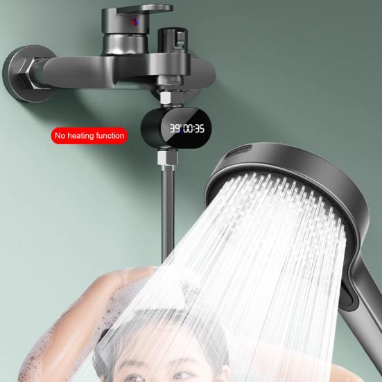 Измеритель температуры душа Точный тестер мониторинга температуры воды со светодиодным дисплеем Гидроэнергетический Водонепроницаемый Термометр для ванны Безопасный датчик