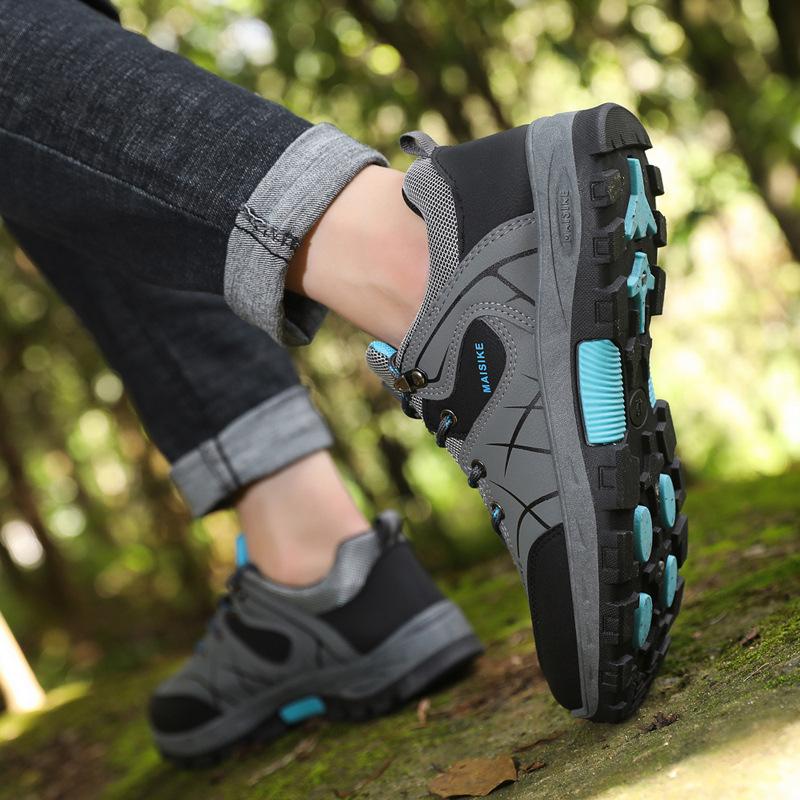 Мужская походная обувь большого размера, походная обувь для активного отдыха, повседневная обувь из бархата, теплая мужская хлопковая обувь, спортивная мужская обувь