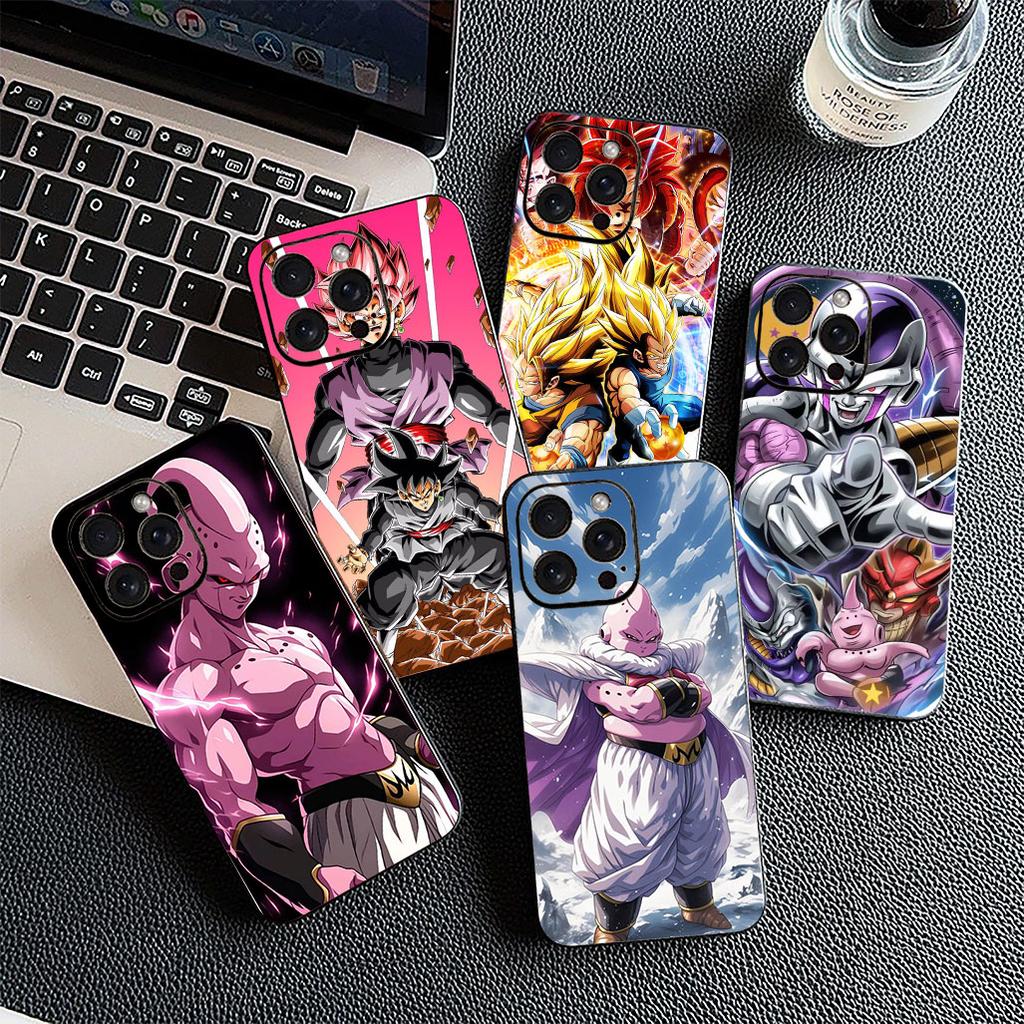 Чехол для телефона Majin Buu Dragons Gokus Balls для Apple iPhone 17 14 15 16 Plus Pro Max 16E ProMax + 16Plus 14+ 16+ Защитный чехол