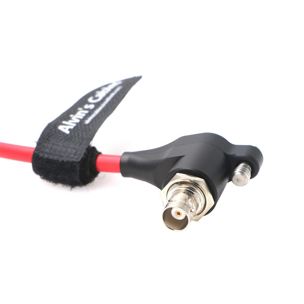 Кабель защиты порта SDI, гальванический изолятор, SDI-протектор для кабеля BNC «папа-мама», кабель Alvin RED-Komodo 8 дюймов 20 см (Красный/Правый угол)