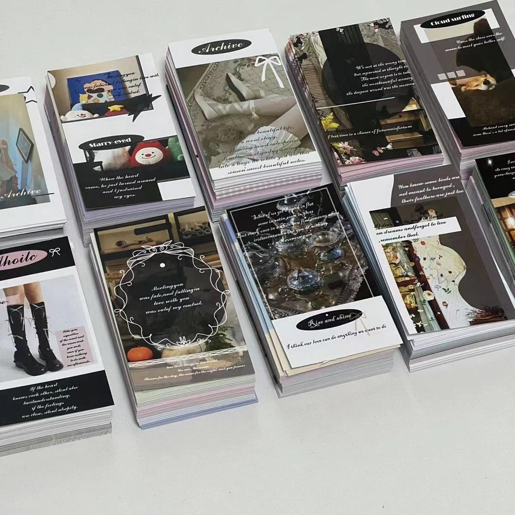 100Pcs American Life Collection Seal Sticker for Bubble Bag Airplane Box Girl Scrapbook Journal Travel Sketchbook DIY Decoration