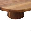 Деревянная подставка для торта, тарелка для десертов, кухонный поднос-сервировщик, высокая ножка, сырная доска, многоцелевая для