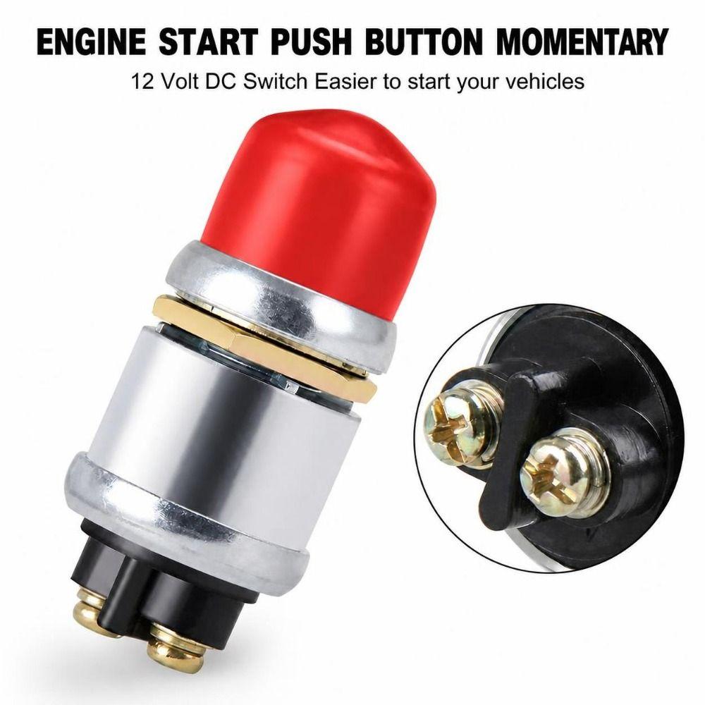 Waterproof Push Button Switch ON-OFF Ignition Button Reliable Start Button Switch