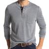 European and American Men's Long-Sleeved Round Neck T-shirt Men's Bottoming Shirt Men's Top