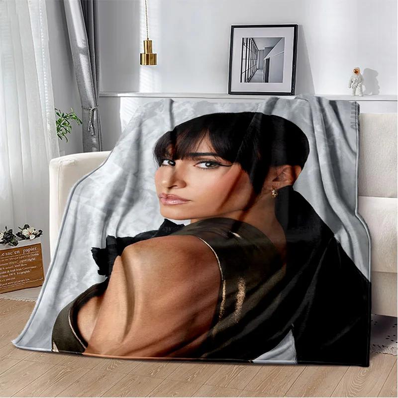 3D Spanish Singer Cute Aitana Soft Plush Blanket,Flannel Blanket Throw Blanket for Living Room Bedroom Bed Sofa Picnic Cover Kid