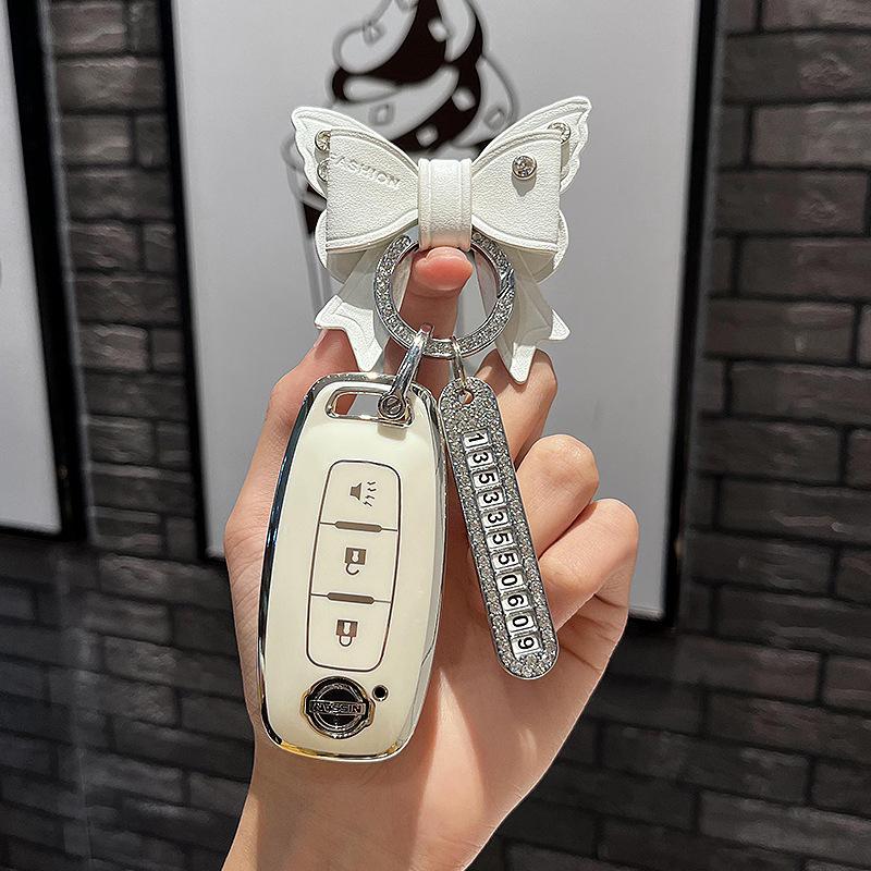 Специальный чехол для ключей Nissan Teana2023Новый высококачественный защитный чехол для пряжки сумки