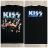 Summer New Kiss Band Cool Casual Fun Street Print Graphic T-shirt Men Short Sleeve T-shirt Men's Clothes Top Tee Loose Cotton