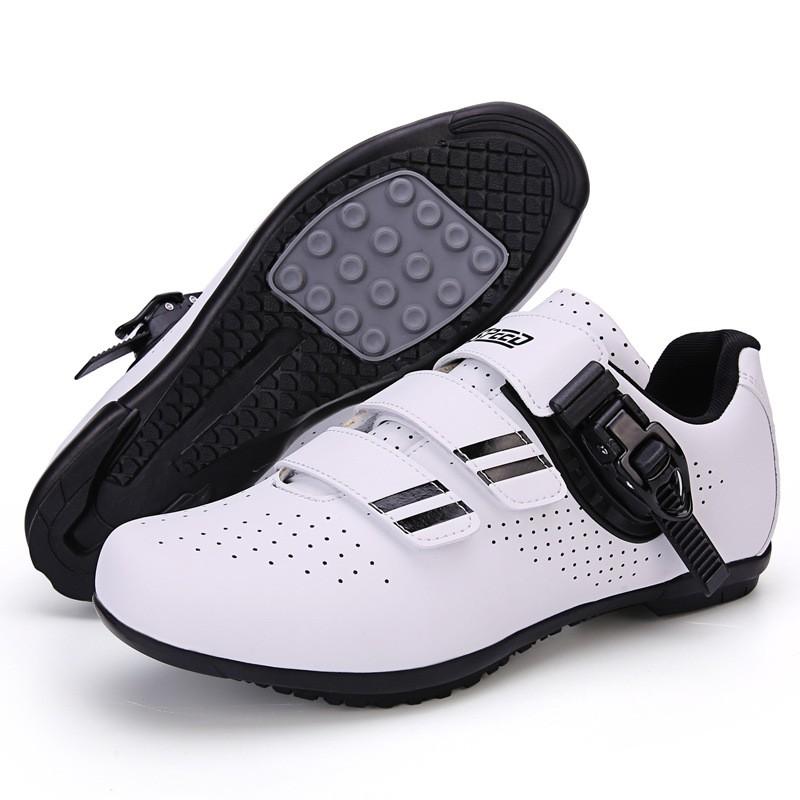 Unisex Cycling Shoes Road Mountain Bike SPD Pedals Breathable Stiff Sole Indoor Trainer Wide Fit