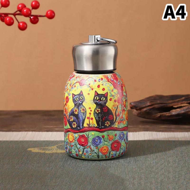 316 Нержавеющая сталь Изолированная кружка 300 мл Герметичная кружка для кофе Прочная Портативная Тонкая Термокружка для кофе Бутылка для воды