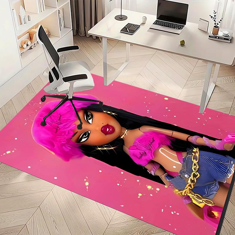 Bratz1 Printed Absorbent Washable Carpet, Non-Slip Bathroom Mats, Kitchen Rugs, Yoga Mat,Living Room Entrance, Camping Picnic Rugs