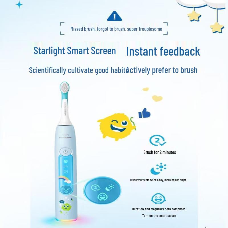 Philips Электрическая зубная щетка Sonicare Kids HX5232 вилка CN (адаптер в комплекте)