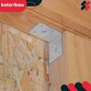 KOTARBAU® Carpenter's Angle Construction Connector Stainless Steel Galvanized 50 X 50 X 35 MM Set of 100 PCS