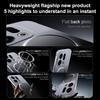 Матовая градиентная металлическая краска для магнитного чехла Magsafe для телефона OPPO Find X9 X9Pro Reno 15Pro Беспроводная зарядка Безрамочная крышка