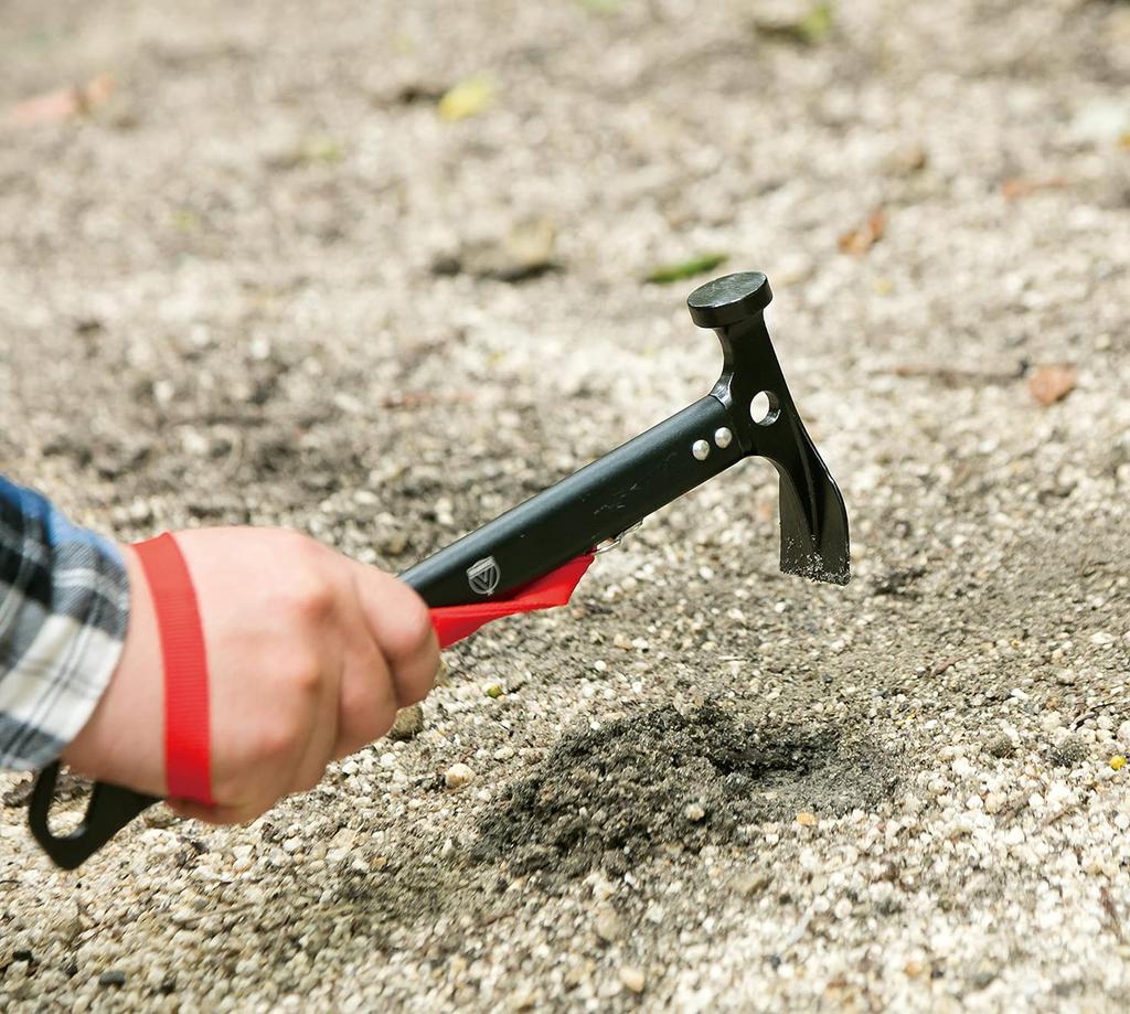 Takeda Corporation [Колышек для палатки Hammer] Черный 11×4×31 см Молоток для колышка PGH21-4BK