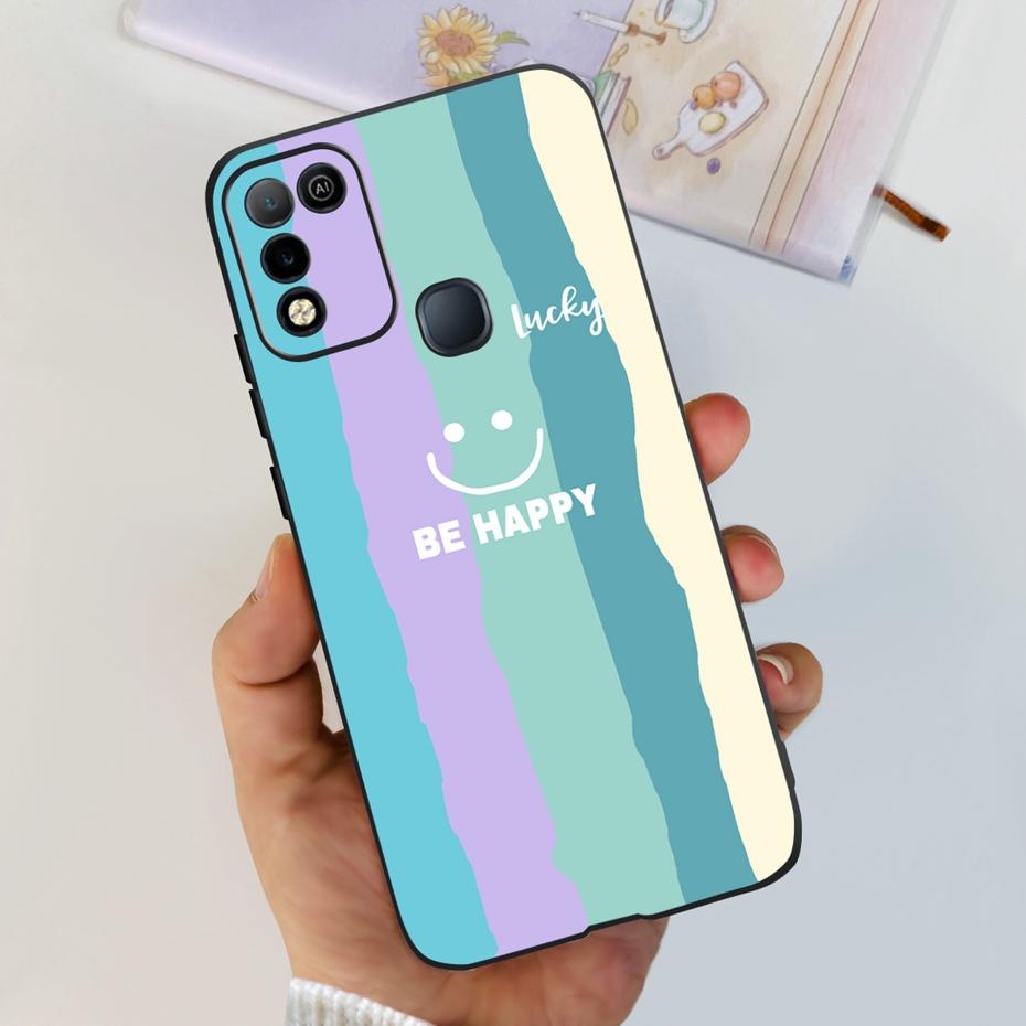 Чехол для телефона Infinix Hot 10 Play X688C X688D Милый дизайн Мягкая силиконовая задняя крышка Для Infinix Hot 10 X682 Hot10 10 Lite X657B