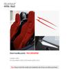 Betterhumz For Tesla Model Y Model 3 Car Door Handle Side Trim Armrest Strip Made of Alcantara Cover Interior Decor Accessories