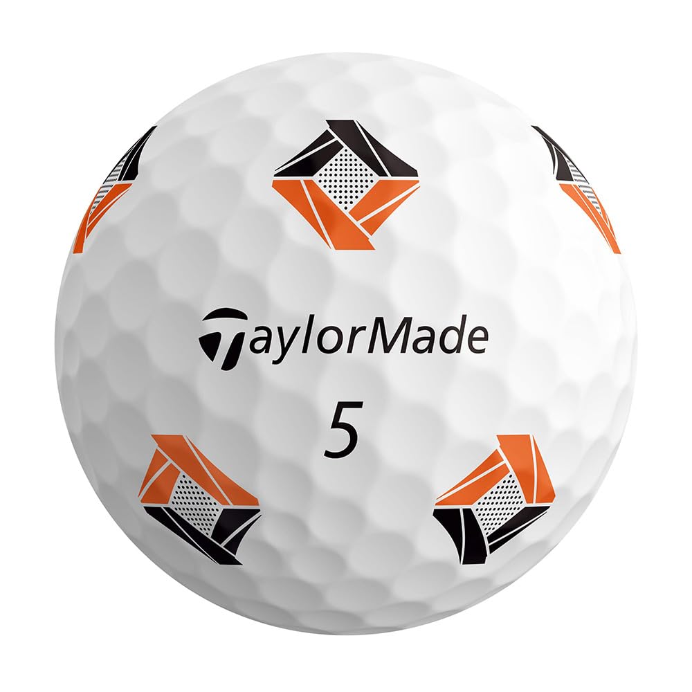 Мячи для гольфа TaylorMade 24 TP5 pix, упаковка (3 упаковки) (Белый x ОранжевыйМужской)