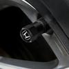 AOJ2  4pcs Car Wheel Tire Valve Stem Caps Airtight Cover For Honda Civci FIT CRV Accord Jazz HRV Dio Stepwgn Prelude Auto Accessories