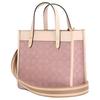 Coach Field 22 Classic Monogram Tote Bag Shopping Bag Shoulder Handbag Small Pink Women tote CBS74-IMPIN