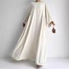 2025 New Middle Eastern Muslim Women's Simple Abaya Dress