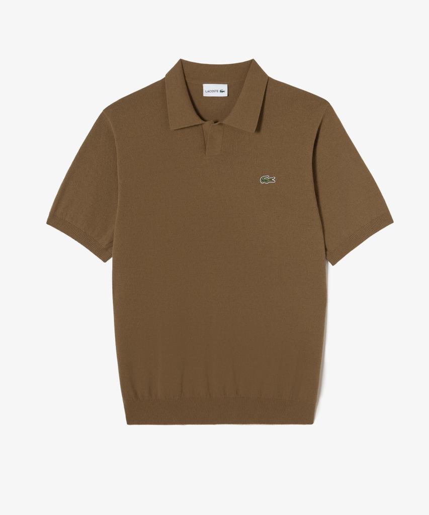 LACOSTE Men'S Open Collar Short Sleeve Boucle Sweater Polo Shirt Ph374E-56G Lfa