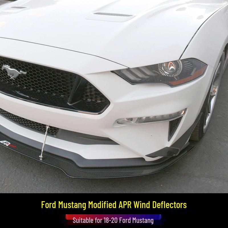 APR Carbon Fiber Wind Deflector Blade for 2018–2023 Ford Mustang Modifications