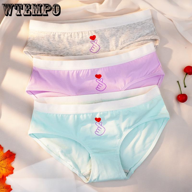 Women's Cotton Underwear Slim Fit Cotton Triangle Underwear Simple Breathable Underwear