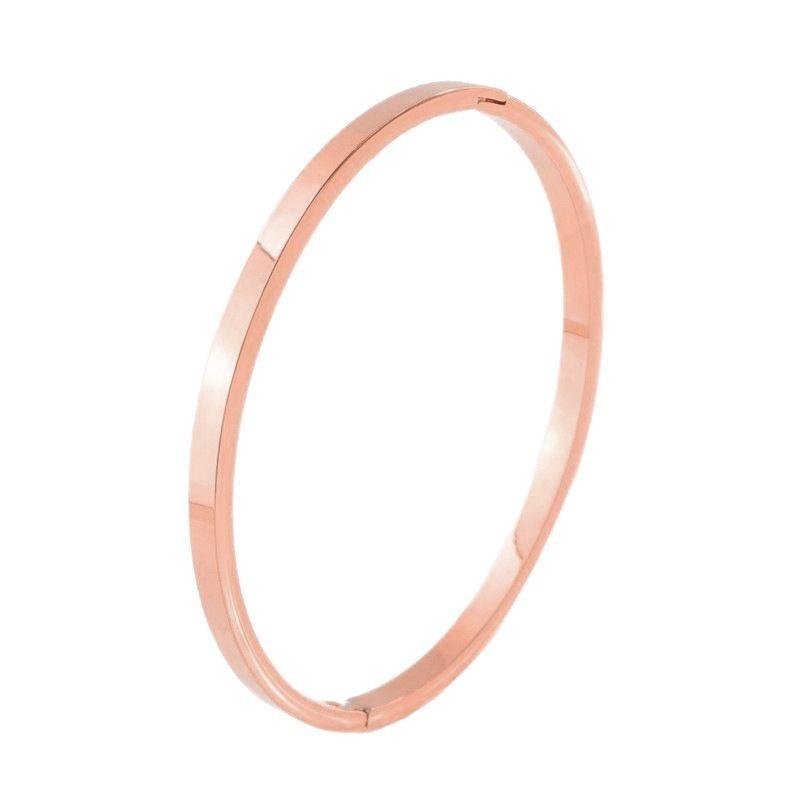 Titanium steel bracelet gold high version temperament zircon bracelet women's light luxury fashion elegance does not fade simple bracelet