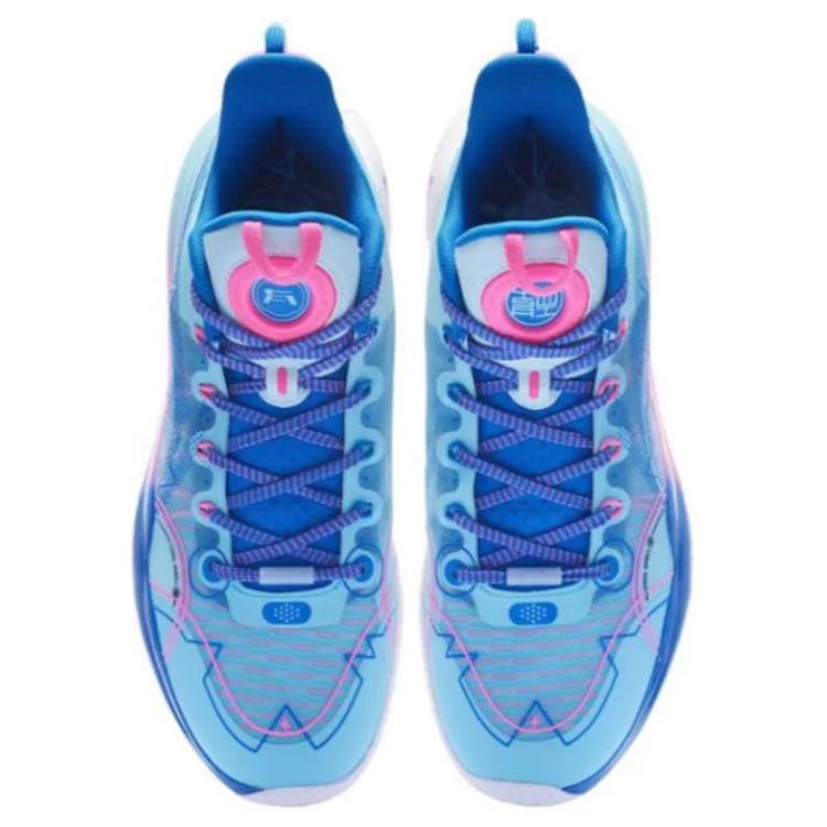 Li Ning YuShuai 14 Boom Низкие Электрическое свечение Амортизация Устойчивые к истиранию Дышащие Низкие Баскетбольные кроссовки Мужские ABAR123-32