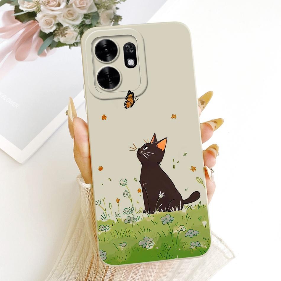 For Honor X6d LNA-NX1 2026 Cute Cat Flower Cartoon Phone Case For Honor X6D 5G Shockproof Soft Silicone Covers Bumpers