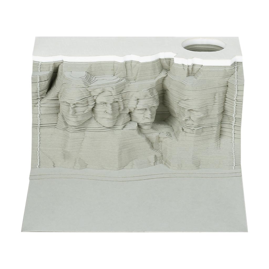 Factory  Custom 3D Memo Pads City Landmark Building Sticky Notes Tear Off Notepad Luxury Customize Gift Items