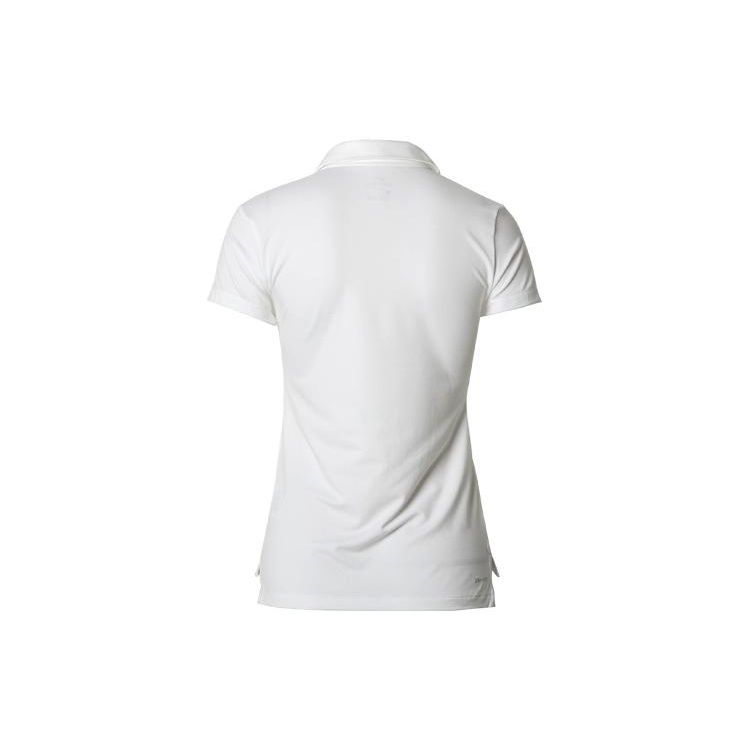 Nike Logo Printed Breathable Short Sleeve Polo Shirt Women Tops White 830422-100