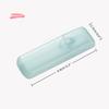 Portable Mini Storage Box Transparent Travel Toothpick Cotton Swab Container for Outdoor Travel Kitchen Restaurant Supplies