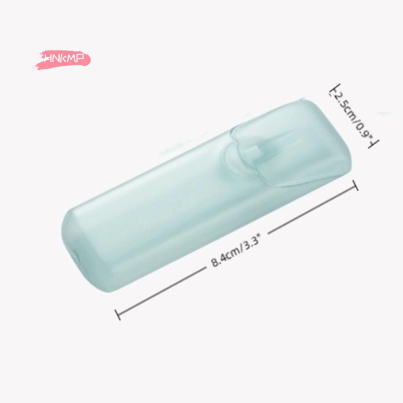 Portable Mini Storage Box Transparent Travel Toothpick Cotton Swab Container for Outdoor Travel Kitchen Restaurant Supplies