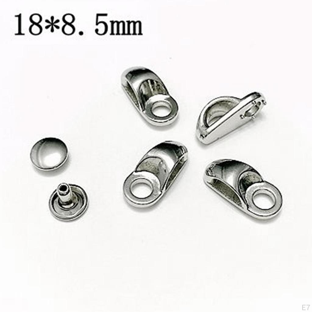 Boot Lace Hooks Eyelet Repair crafts D Ring Buckle for Mountaineering Shoes Camping Outdoor