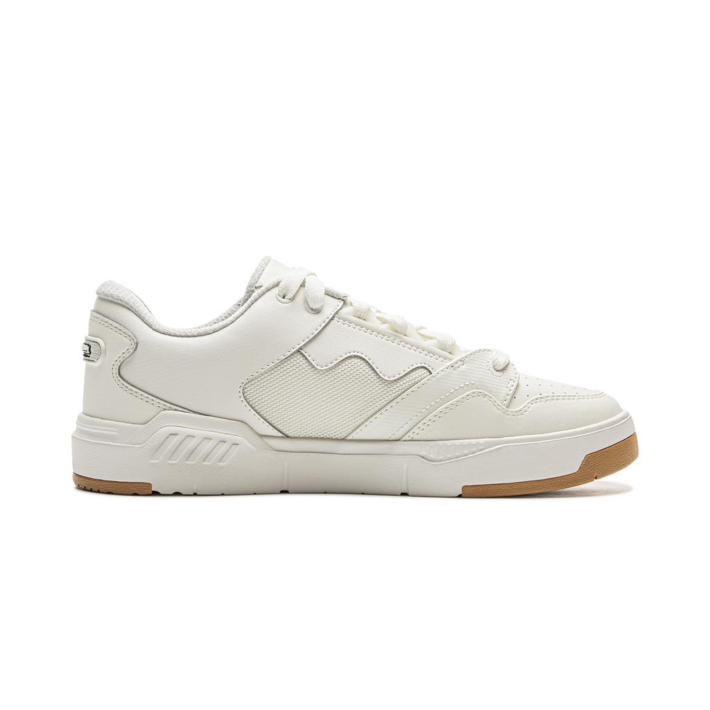 Li Ning Common 80s Удобные Мягкие Классические Нескользящие Износостойкие Низкие Кеды Мужские кроссовки Белые AGCV051-1