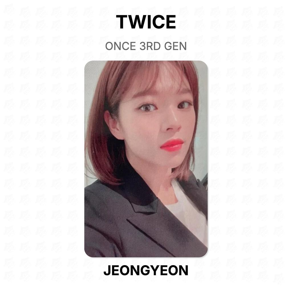 Twice Официальная фотокарточка ONCE 3-го поколения