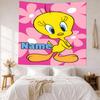 Warner Custom Your Name Wall Decor Tapestry Art For Pet Memorial Birthdaywedding Party Backdrop Family Gift
