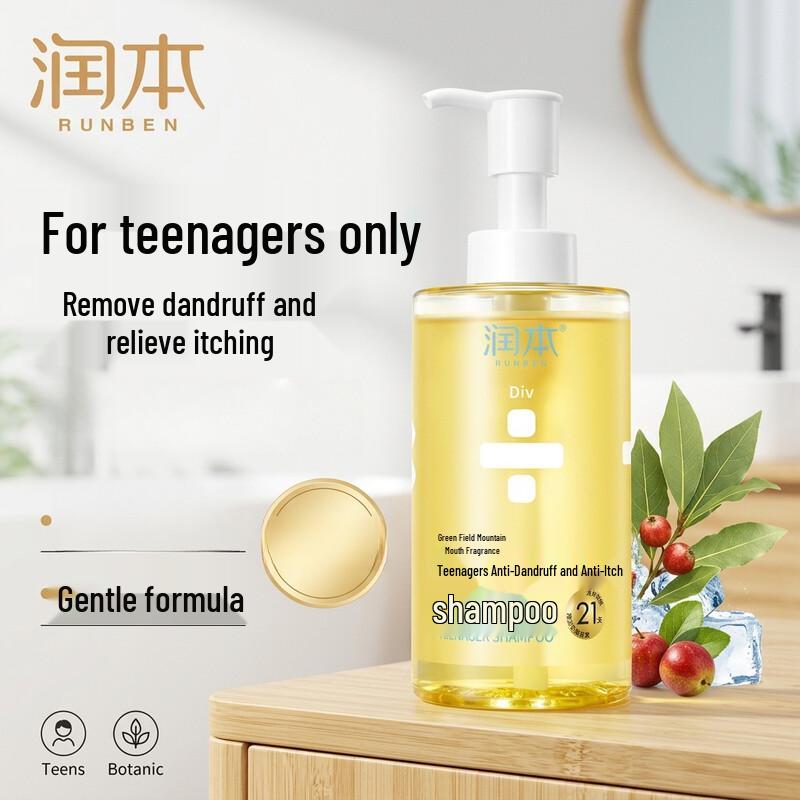 RUNBEN Teen Anti-Dandruff Itch-Relief Shampoo