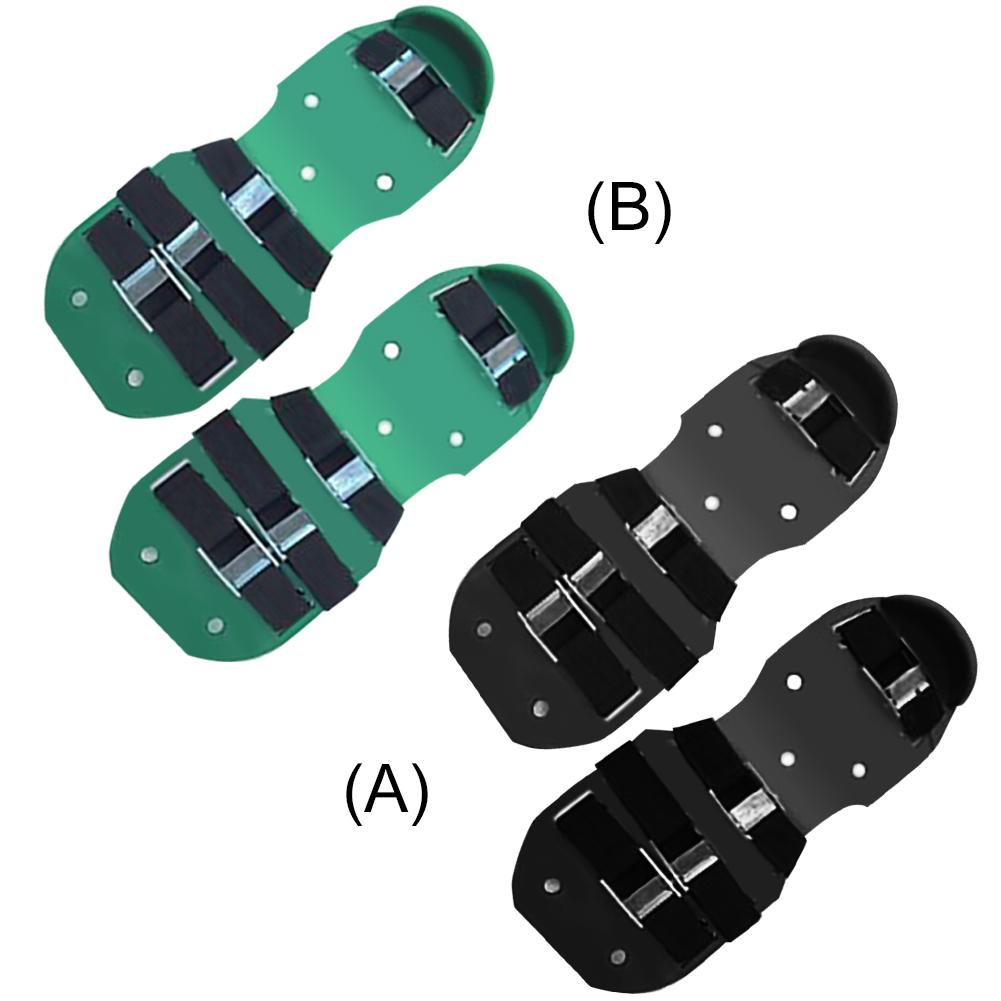 1 пара садовых туфлей для ногтей, регулируемый ремень, инструмент для рыхлой почвы, аэрационная обувь