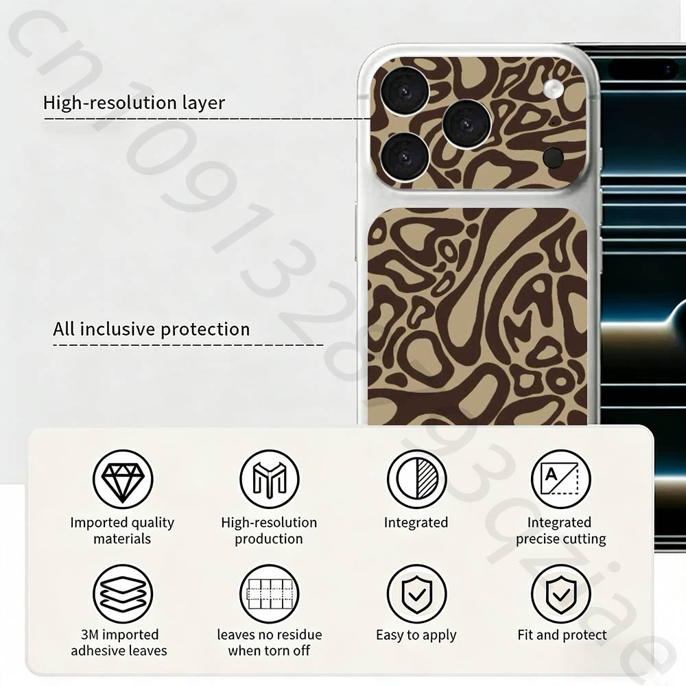 L-Lando Norris Для iPhone 17 pro Max /17 pro Полное покрытие Наклейка Skin Wrap 3D Цветная Задняя Защитная Пленка-Стикер