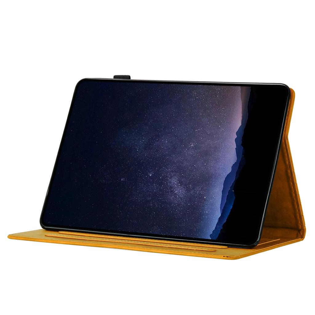 Для iPad (2025)/10.9 (2022) Чехол Сотовый Принт Кожаный Чехол для Планшета со Слотом для Карт