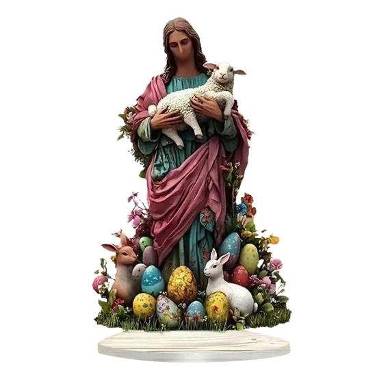 Акриловая настольная табличка 2D плоская Фея/Дерево/Сцена Рождества/Ворона Настольное украшение на Рождество Пасху для дома офиса полки столешницы