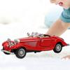 Vintage Child Kid High Simulation Sound Light Pull Back Car Toy Alloy Vehicle (Red)