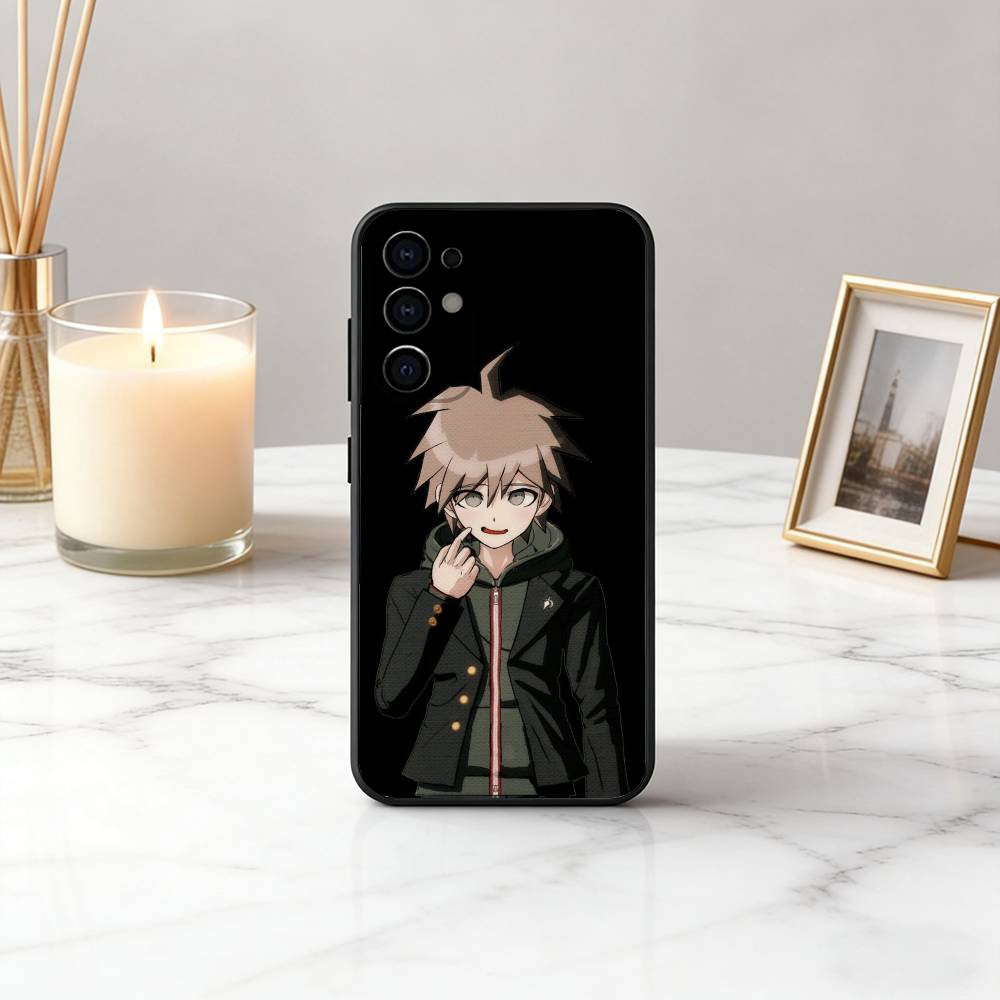 Чехол для телефона M-Makoto N-Naegi-MNES для Samsung S25, S24, S21, S22, S23, S30, Ultra, S20, Plus, Fe, Lite, Note, 10, Черный чехол